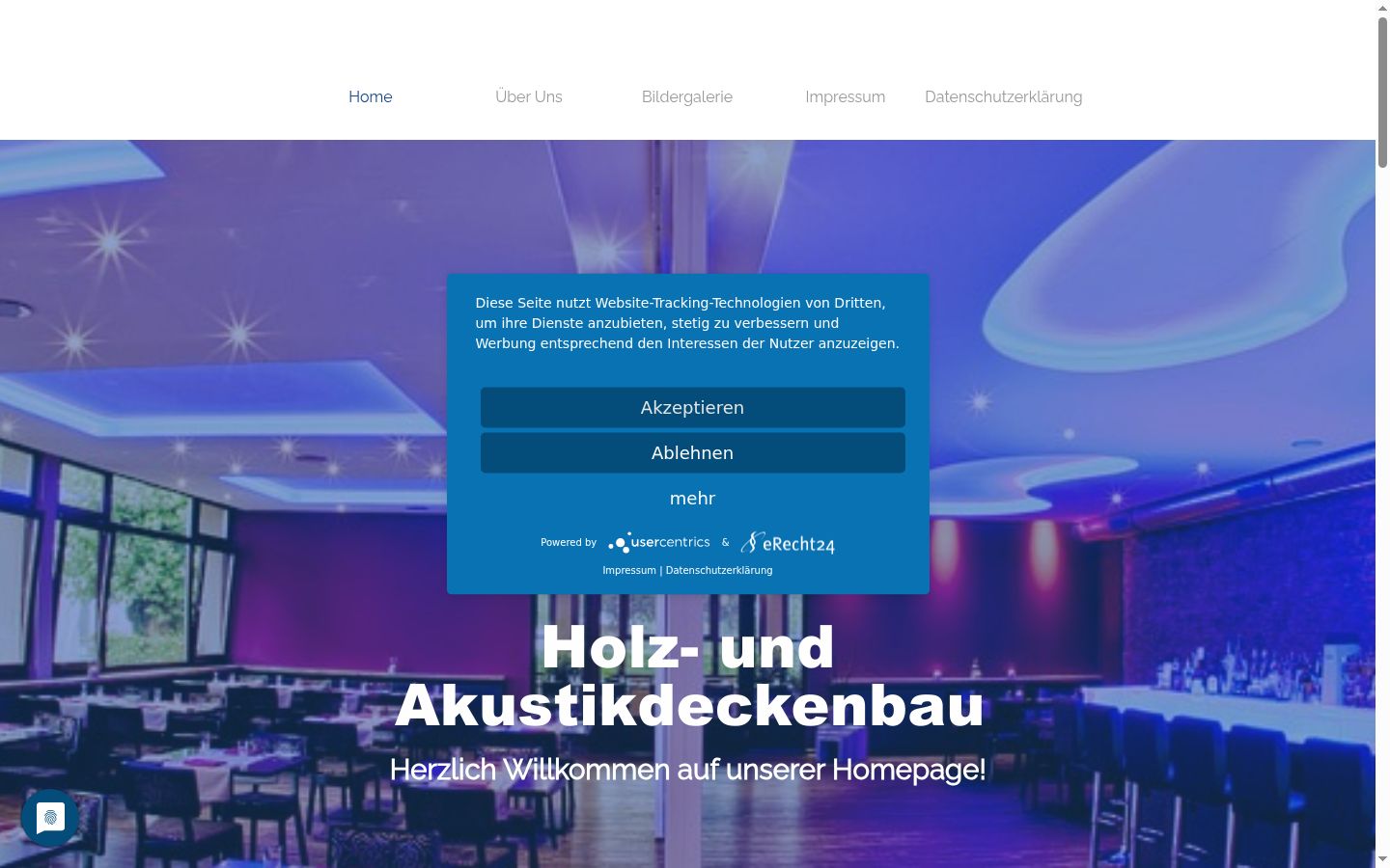 Zrzut ekranu banera zgody wyświetlanego przed jakąkolwiek interakcją