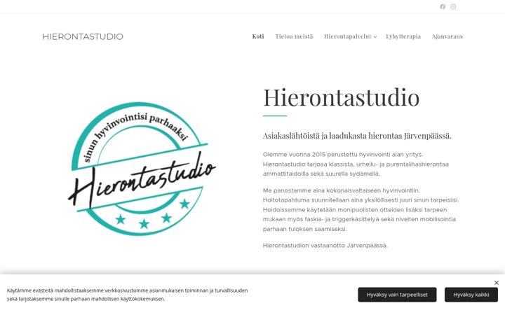 Screenshot of hierontastudio.com