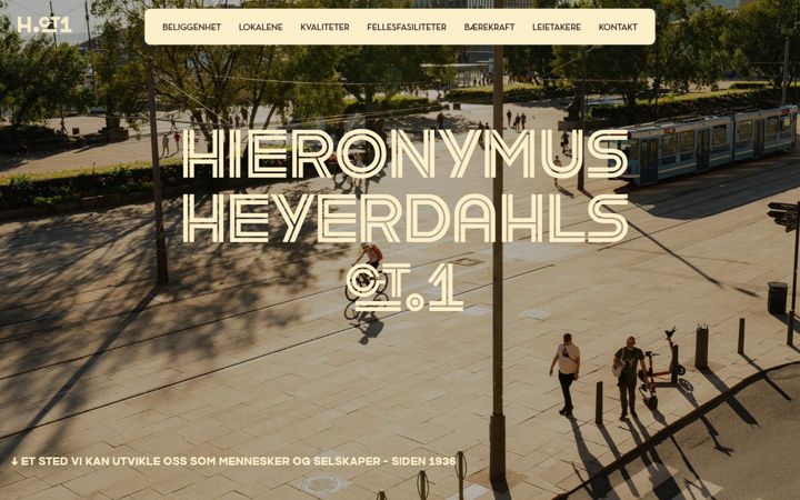 Screenshot ta' hieronymus.no