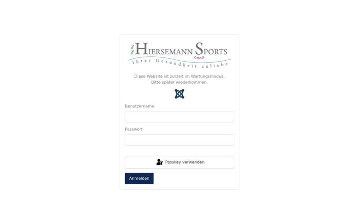 Screenshot of hiersports.de