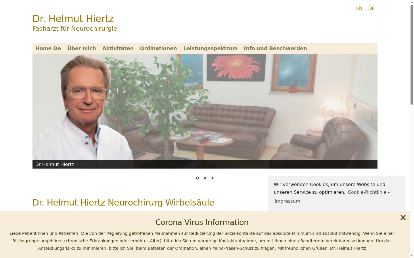 Screenshot tal-banner tal-kunsens muri qabel kwalunkwe interazzjoni
