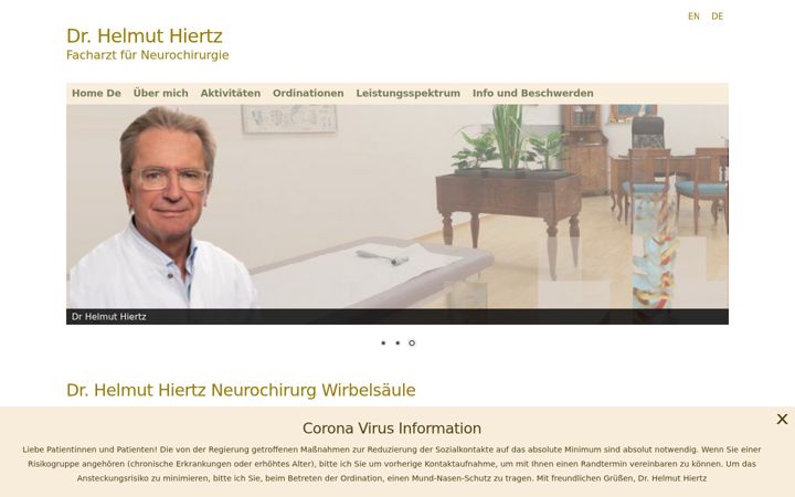 Screenshot of hiertz.at