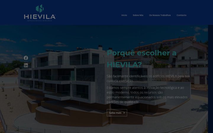Screenshot of hievila.com
