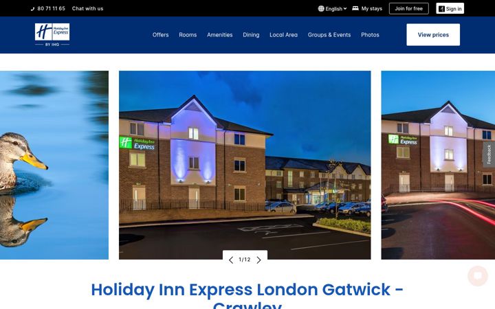 Screenshot of hiexpresscrawley.co.uk