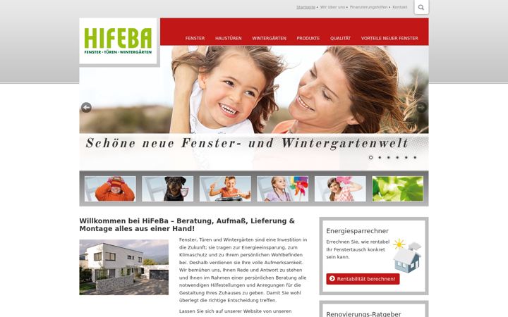 Screenshot of hifeba.de