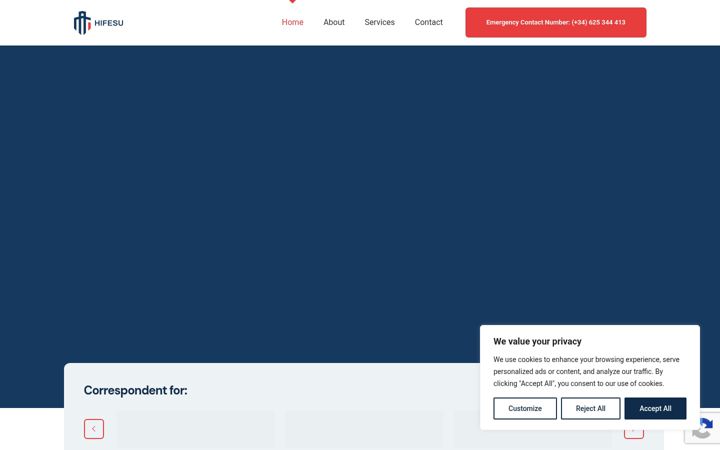 Screenshot of hifesu.com
