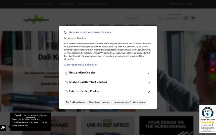 Screenshot of hifi-schluderbacher.de