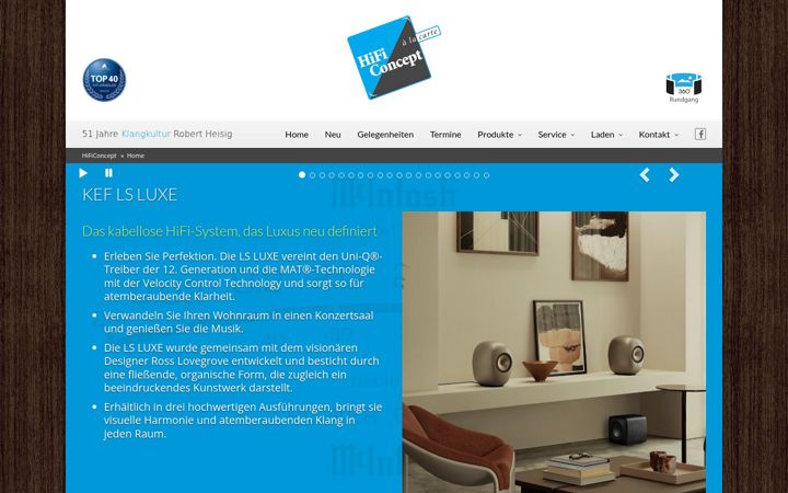 Screenshot of hifi-tv-rack.de
