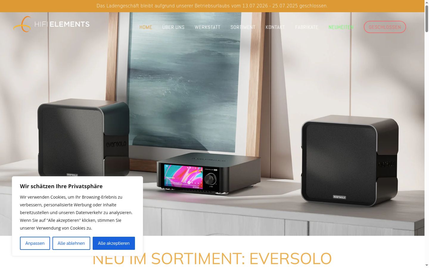 Sutikimo reklamjuostės, rodytos prieš bet kokią sąveiką, ekrano kopija