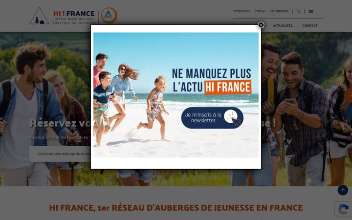Screenshot of hifrance.org