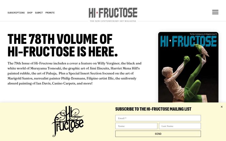 Zrzut ekranu hifructose.com