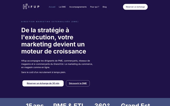 Screenshot of hifup.com
