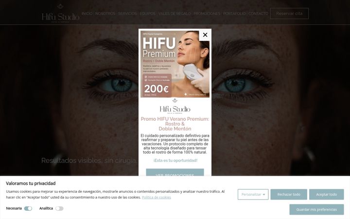 Screenshot of hifustudiobcn.com