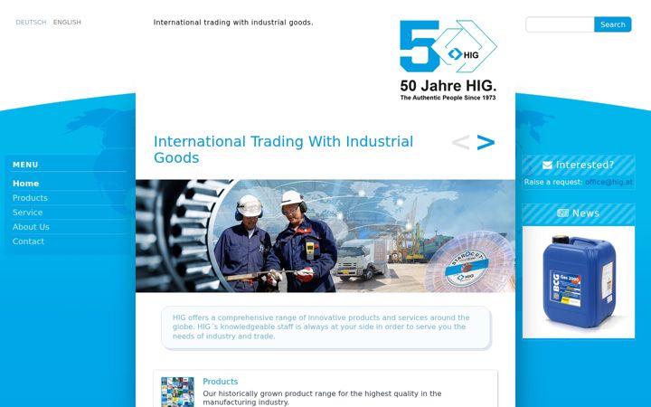 Screenshot of hig.at