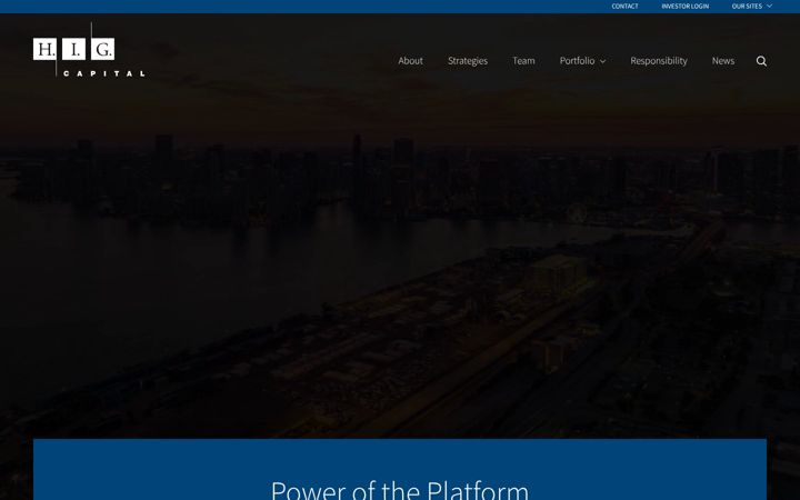 Screenshot of hig.com
