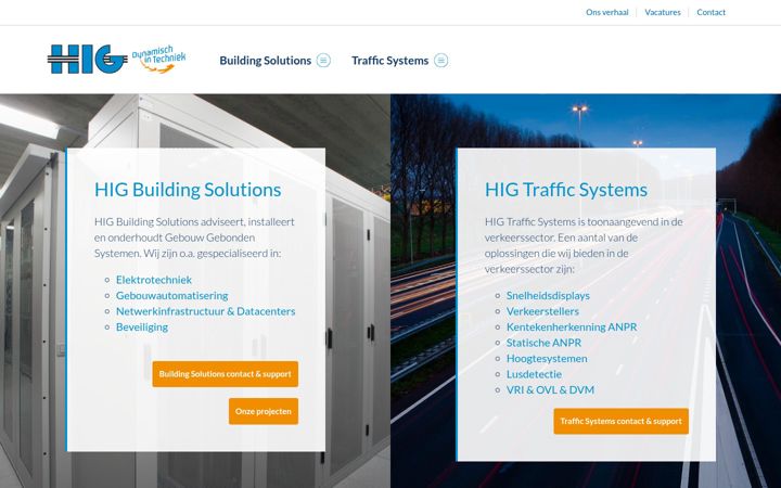 Screenshot of hig.nl