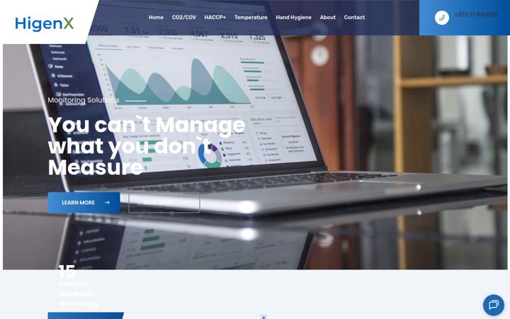 Screenshot of higenx.com