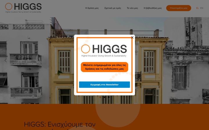 Screenshot of higgs3.org