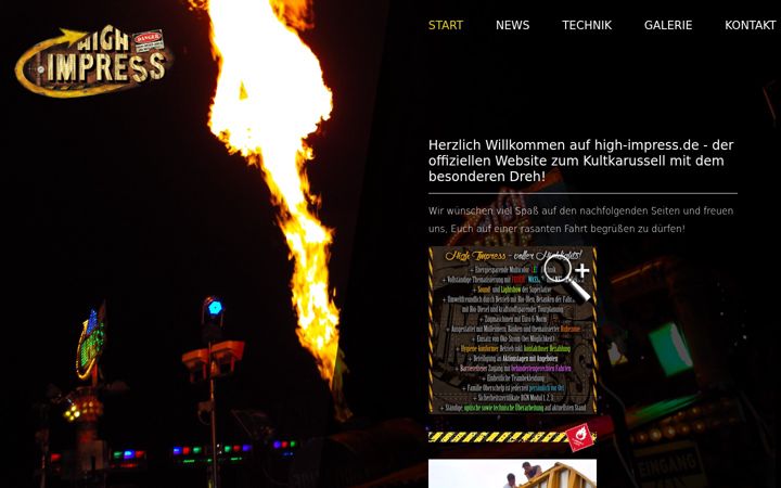 Screenshot of high-impress.de