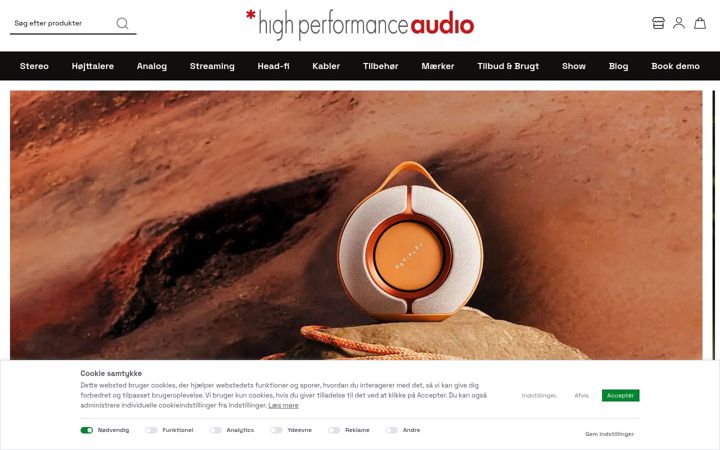 Screenshot of high-performance.dk