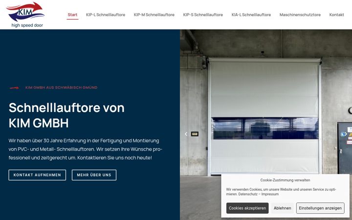 Screenshot of high-speed-door.de