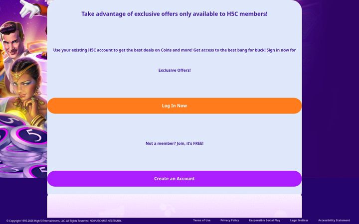 Screenshot of high5casino.com