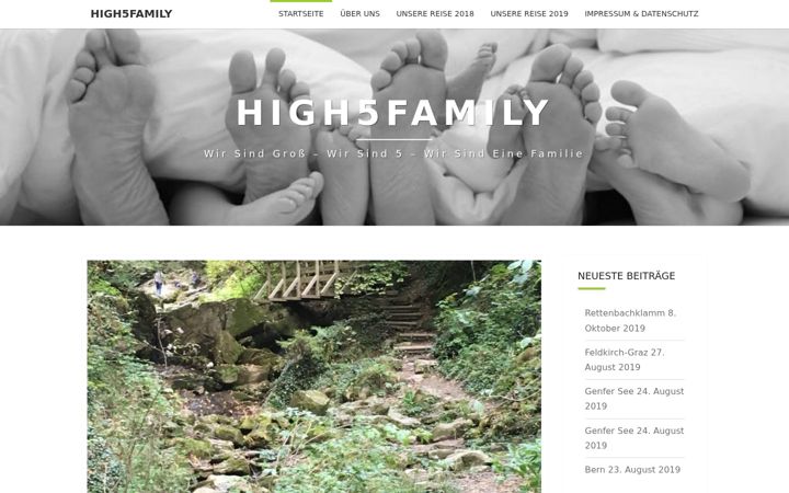 Képernyőkép: high5family.at