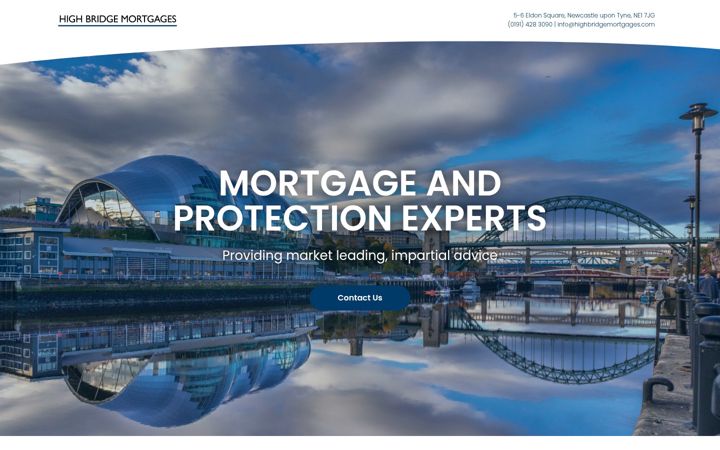 Screenshot of highbridgemortgages.com