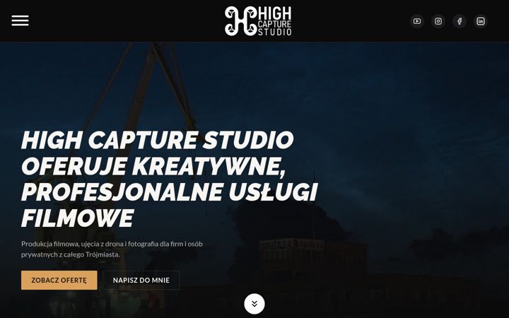 Screenshot of highcapturestudio.pl