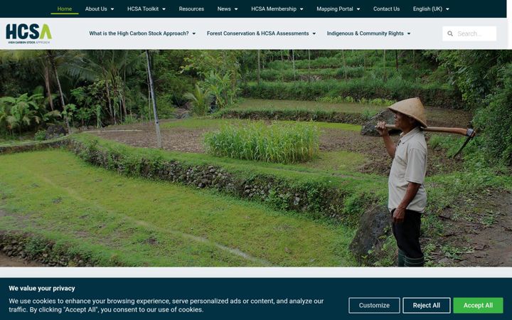 Screenshot of highcarbonstock.org