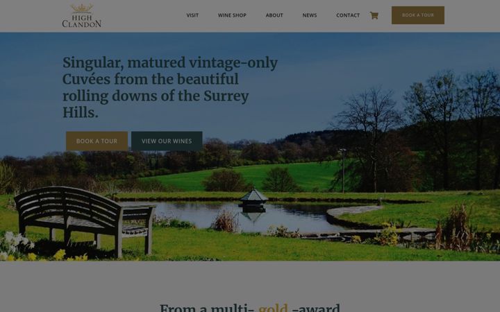 Screenshot of highclandon.co.uk