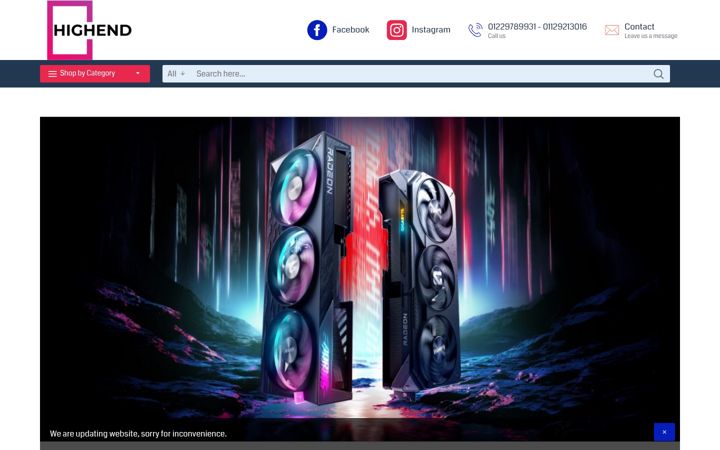 Screenshot of highendstore.net