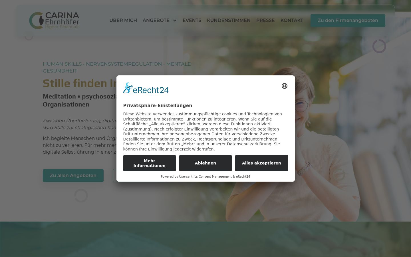 Screenshot tal-banner tal-kunsens muri qabel kwalunkwe interazzjoni