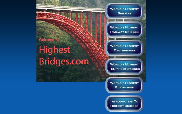 Screenshot of highestbridges.com