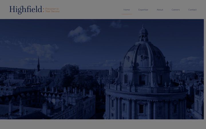 Screenshot of highfieldcommunication.com