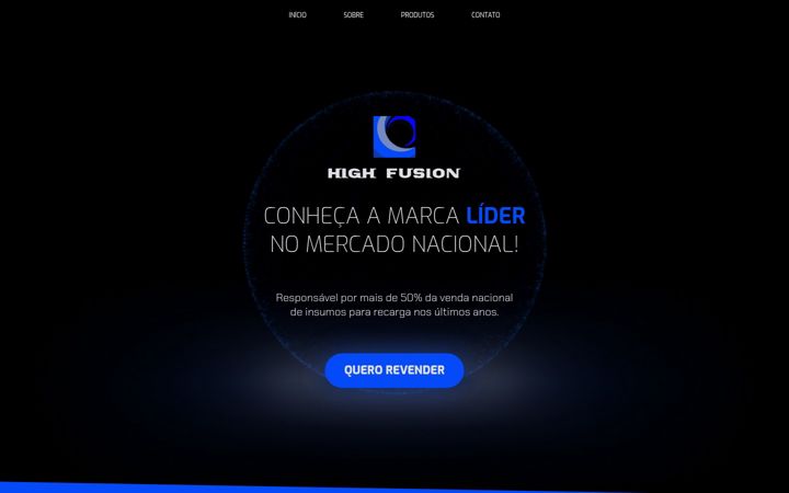 Screenshot of highfusion.com.br