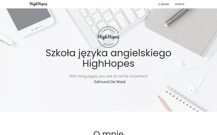 Screenshot of highhopes.pl