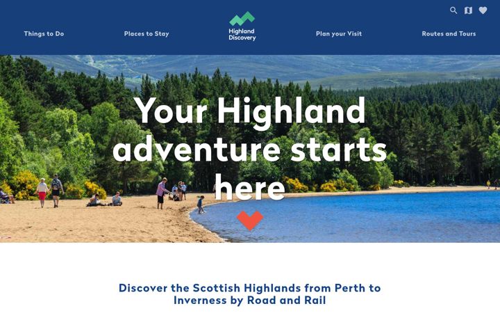 Screenshot of highland-discovery.com
