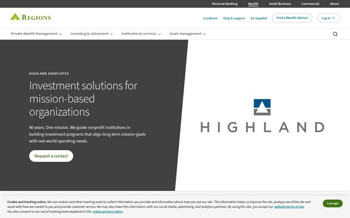 Screenshot of highlandassoc.com