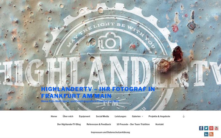Screenshot of highlandertv.eu
