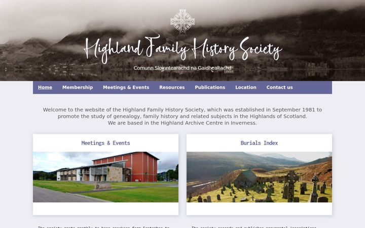 Screenshot of highlandfhs.org