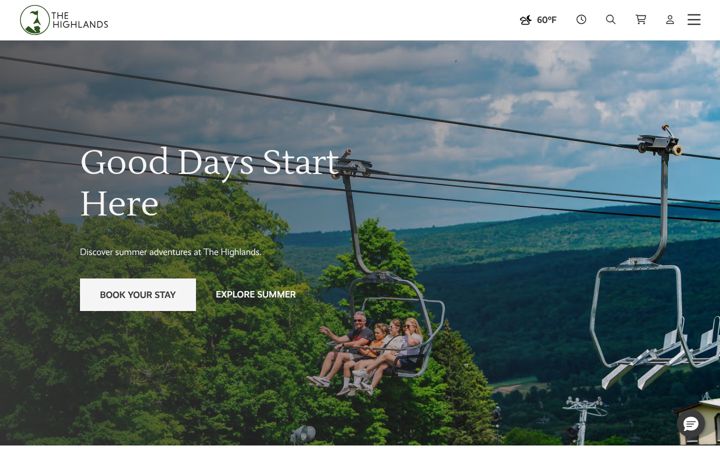 Screenshot of highlandsharborsprings.com