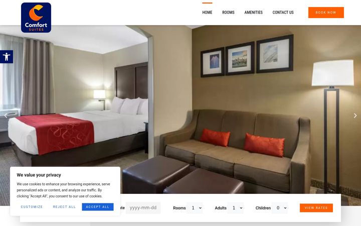 Screenshot of highlandsranchcomfort.com