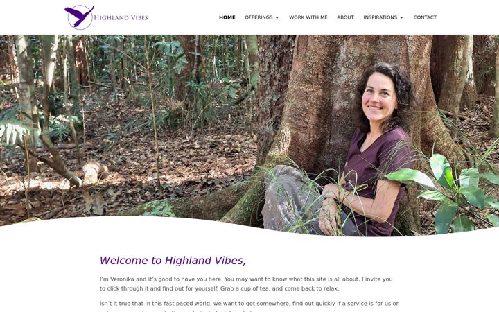 Screenshot of highlandvibes.com