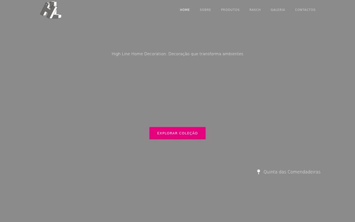 Screenshot of highline.com.pt