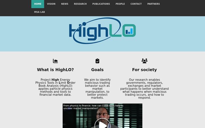 Screenshot of highlo.org