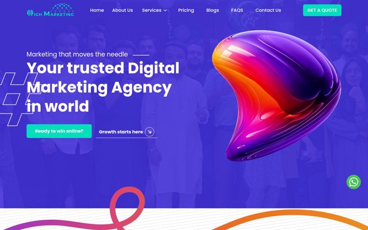 Screenshot of highmarketingagency.com