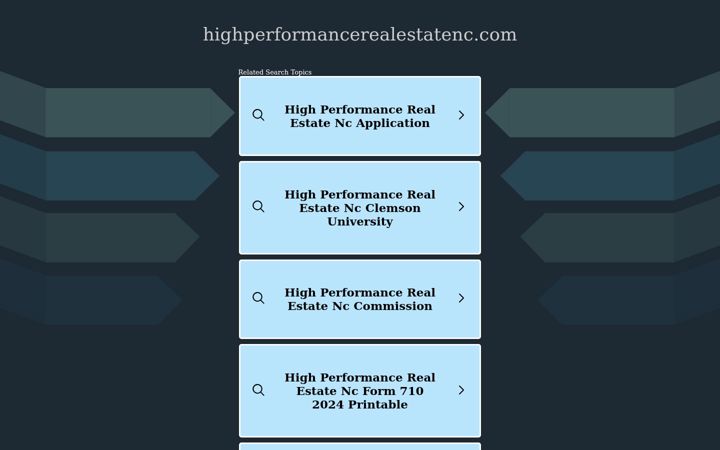 Screenshot of highperformancerealestatenc.com
