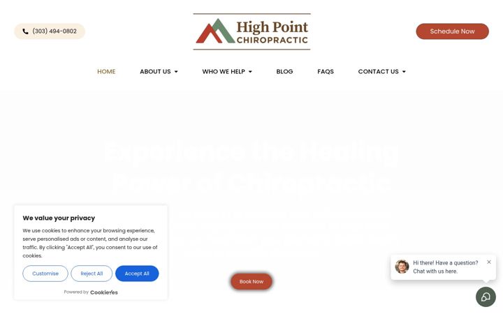 Screenshot of highpointofhealth.com