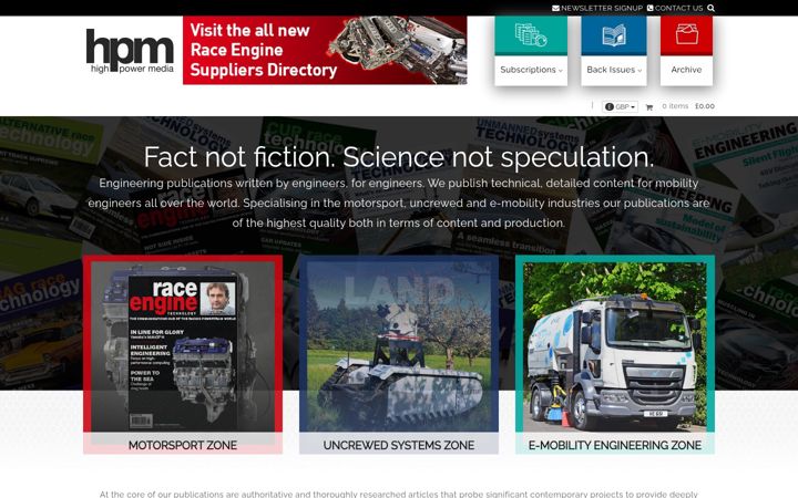 Screenshot of highpowermedia.com